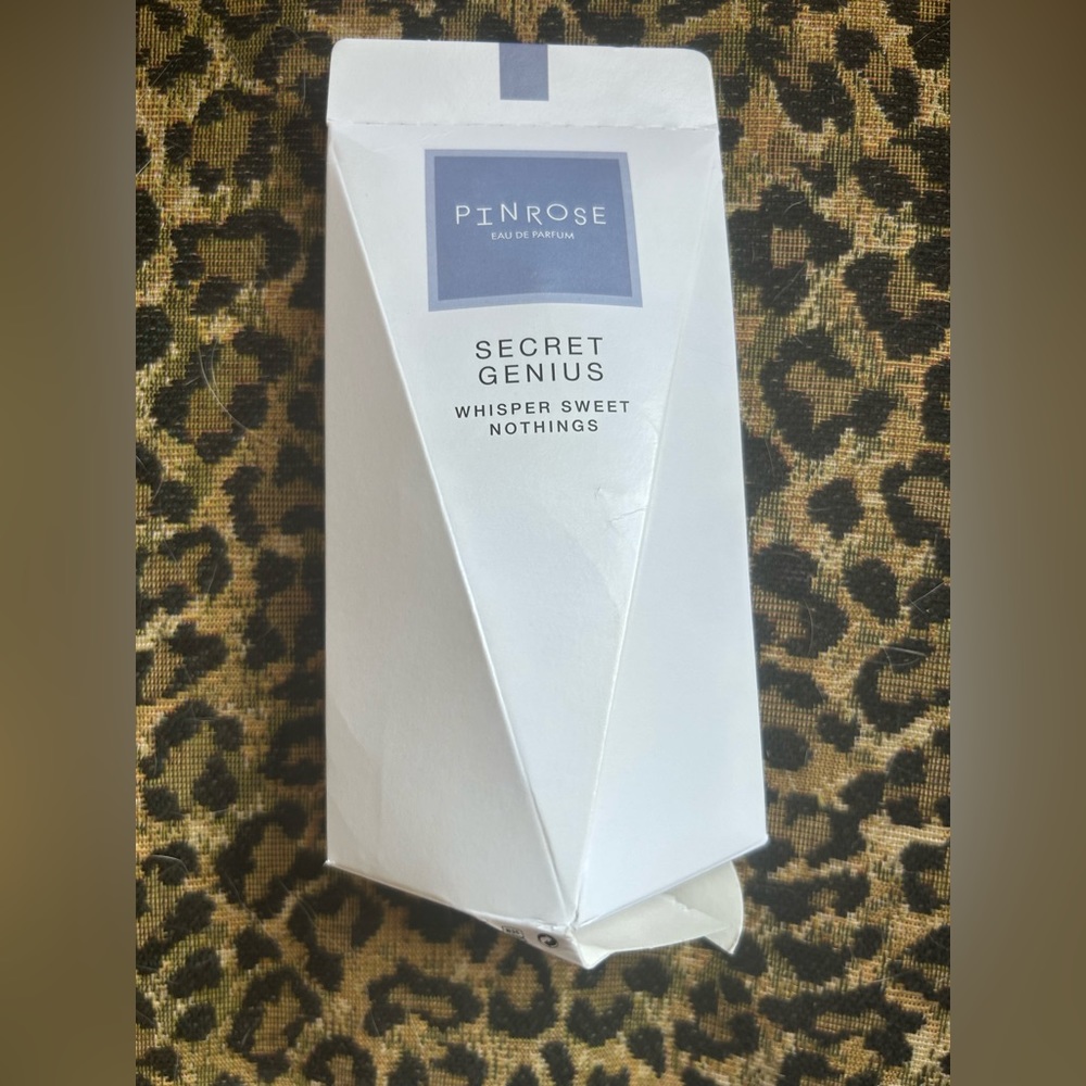 Pinrose - eau de perfume, secret genius, whisper sweet nothings.